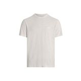 Calvin Klein Cotton Linen Beyaz Erkek T-shirt