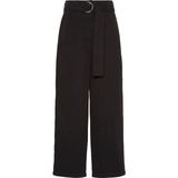 Calvin Klein Cotton Seamed Pant Kadın Siyah Kumaş Pantolon - 0 Siyah - 4