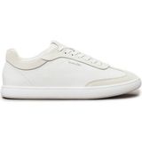 Calvin Klein Cupsole Lace Up - Lth Sue Beyaz Kadın Sneaker