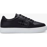 Calvin Klein Cupsole Low Leather Mens Sneaker Hakiki Deri Erkek Günlük Spor Ayakkabı Siyah