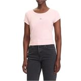 Calvin Klein D2 Collection T-shirt -VI7, S, LV047C200G, Pembe, Kadın