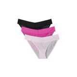 Calvin Klein Dantelli Düşük Bel 3 Pack Külot LV00QD5305FBS Bayan 3 LÜ KÜLOT LV00QD5305 FBS