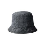 Calvin Klein Denim Emblem Bucket Şapka, Standart, LV04F5043GPA7, Gri, Kadın