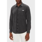 Calvin Klein Denim Shirts Erkek Siyah Gömlek LV040BM733-KQB