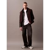 Calvin Klein Deri Ceket, XL, 5003297233, Siyah, Erkek