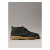 Calvin Klein Deri Haki Erkek Bot TEXT RUBBER DESERT BOOT SU