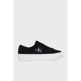 Calvin Klein Deri Karışımlı Logolu Sneaker Ayakkabı HW0HW03088BEH Bayan Ayakkabı HW0HW03088 Beh - 2J9-Siyah