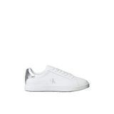 Calvin Klein Deri Logolu Bağcıklı Sneaker Ayakkabı HW0HW028460K8 Bayan AYAKKABI HW0HW02846 0K8