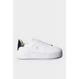Calvin Klein Deri Logolu Platform Sneaker Ayakkabı YW0YW0192801W AYAKKABI YW0YW01928 01W
