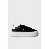 Calvin Klein Deri Logolu Platform Sneaker Ayakkabı YW0YW019280GM Bayan Ayakkabı YW0YW01928 0gm - Beyaz - Siyah