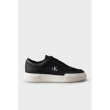 Calvin Klein Deri Logolu Sneaker Ayakkabı HM0HM02326BEH Erkek Ayakkabı HM0HM02326 Beh - Siyah