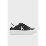 Calvin Klein Deri Logolu Sneaker Ayakkabı HW0HW03159BDS Kadın Ayakkabı HW0HW03159 Bds - 2J9-Siyah