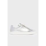 Calvin Klein Deri Logolu Sneaker Ayakkabı HW0HW03289PE6 Bayan Ayakkabı HW0HW03289 Pe6 - Gri