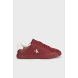 Calvin Klein Deri Logolu Sneaker Ayakkabı HW0HW032950KT Bayan Ayakkabı HW0HW03295 0kt - Bordo