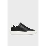 Calvin Klein Deri Logolu Sneaker Ayakkabı YM0YM0134406W Erkek AYAKKABI YM0YM01344 06W SİYAH