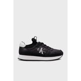 Calvin Klein Deri Logolu Sneaker Ayakkabı YW0YW016160GM Bayan Ayakkabı YW0YW01616 0gm - Beyaz - Siyah