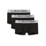 Calvin Klein Düşük Bel 3Lü Boxer Erkek, Siyah, XL