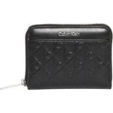 Calvin Klein Emblem Aop Embossed Cüzdan Kadınlar İçin Minimalist Stil Kartlık Bölmeli