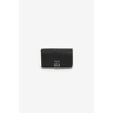 Calvin Klein Emblem Hw Pebble Sna Kadın Kartlık Siyah