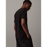 Calvin Klein Erkek %100 Pamuklu Logolu Kısa Kollu Siyah T-Shirt K10K113596-BEH