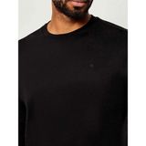 Calvin Klein Erkek %100 Pamuklu Yuvarlak Yakalı Bol Kesim Uzun Kollu Siyah T-Shirt LV04LD227GUB1 - XL