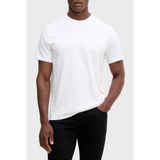 Calvin Klein Erkek 2'li paket tişört, kısa kollu, klasik monogram, yuvarlak yakalı, Çoklu (Siyah/Parlak Beyaz), XL