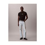 Calvin Klein Erkek 30S Micro Monologo T-Shirt - Siyah