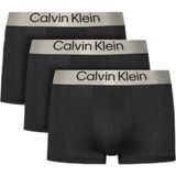 Calvin Klein Erkek 3'lü Siyah Boxer LV00NB4269 - 2XL