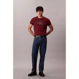 Calvin Klein Erkek 5pkt 90S Taper Harbour Blue Jean Pantolon - Mavi