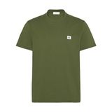 Calvin Klein Erkek Badge 30's Classic T-Shirt - Yeşil - XL