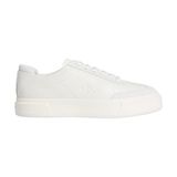 Calvin Klein Erkek Basket Cupsole Laceup Deri Sneaker - Beyaz