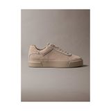 Calvin Klein Erkek Basket Cupsole Oxford Sneaker - Bej