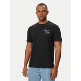 Calvin Klein Erkek Baskılı Bisiklet Yaka Slim Fit Kısa Kol Siyah T-Shirt LV04RG837G-UB1 - 2XL