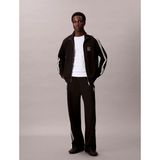 Calvin Klein Erkek Beli Lastikli Uzun Boy Ck Yazı Çift Şerit Siyah Eşofman Altı LV04LD221G-UB1 - 2XL