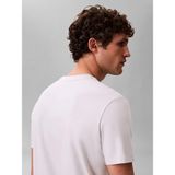Calvin Klein Erkek Beyaz Calvin Klein Ss Badge 30S Jersey Erkek Tişört