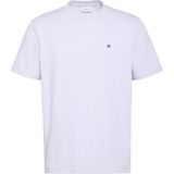 Calvin Klein Erkek Beyaz Calvin Klein Ss Contrast Collar S, 3t4, S Beyaz Erkek T-Shirt - M