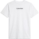 Calvin Klein Erkek Beyaz Calvin Klein S/s Crew Neck, Lsy Beyaz Erkek T-Shirt