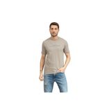 Calvin Klein Erkek Bisiklet Yaka T-Shirt, Gri, XS