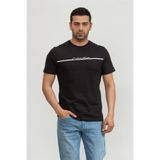 Calvin Klein Erkek Bisiklet Yaka T-Shirt Siyah
