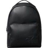 Calvin Klein Erkek BOLD CK ROUND BACKPACK Sırt Çantası Black Tek Beden