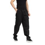 Calvin Klein Erkek Cargo Pantolon, Siyah, Regular Kalıp, Normal Bel, Düz Paça, 33 Beden