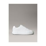 Calvin Klein Erkek Chunky Cupsole Laceup Deri Sneaker - Beyaz