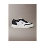 Calvin Klein Erkek Chunky Cupsole Laceup Mix Deri Sneaker - Beyaz - Siyah