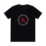 Calvin Klein Erkek Circle Grafik Detaylı T-Shirt - Siyah - M