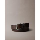 Calvin Klein Erkek Ck Buckle Tumbled Kemer 35Mm,Kahverengi 95 Cm
