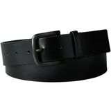 Calvin Klein Erkek Ck Round Buckle Tumbled Kemer 35Mm,Siyah 85 Cm