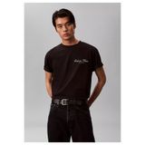 Calvin Klein Erkek Ck Yazı Detay Kısa Kol Bisiklet Yaka Siyah T-Shirt LV04RF822G-UB1