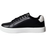 Calvin Klein Erkek CLASSIC CUPSOLE LACEUP LTH Spor Ayakkabı Black/Bright White 41