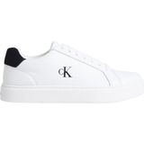 Calvin Klein Erkek Classıc Cupsole Laceup Lth Spor Ayakkabı Nefes Alabilir Yapı ile Konforlu - Beyaz