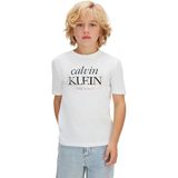 Calvin Klein Erkek Çocuk Baskılı T-Shirt, 16 YAŞ, 5003345635, Beyaz, Erkek Çocuk